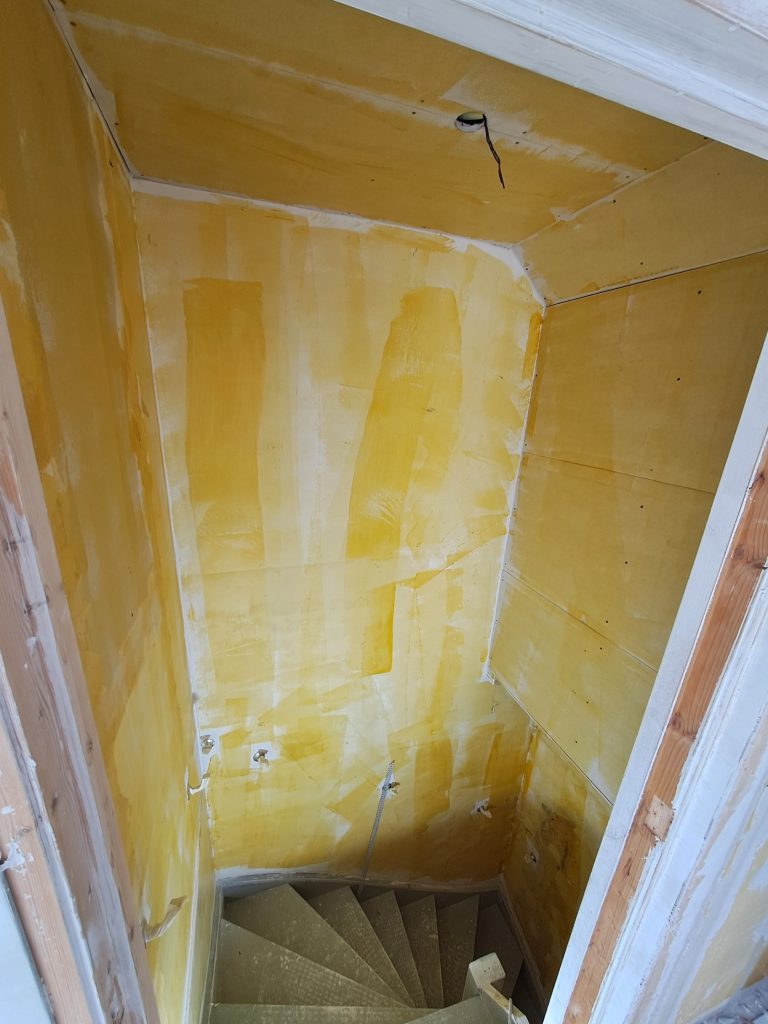 Stukadoorswerkzaamheden in de stad Enschede